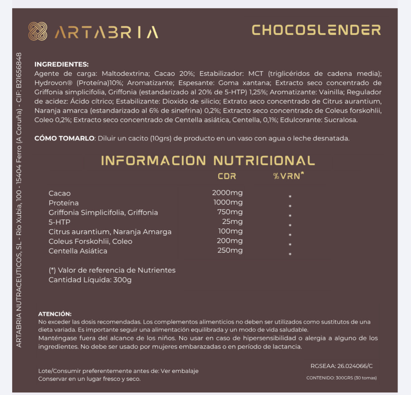 Choco Slender