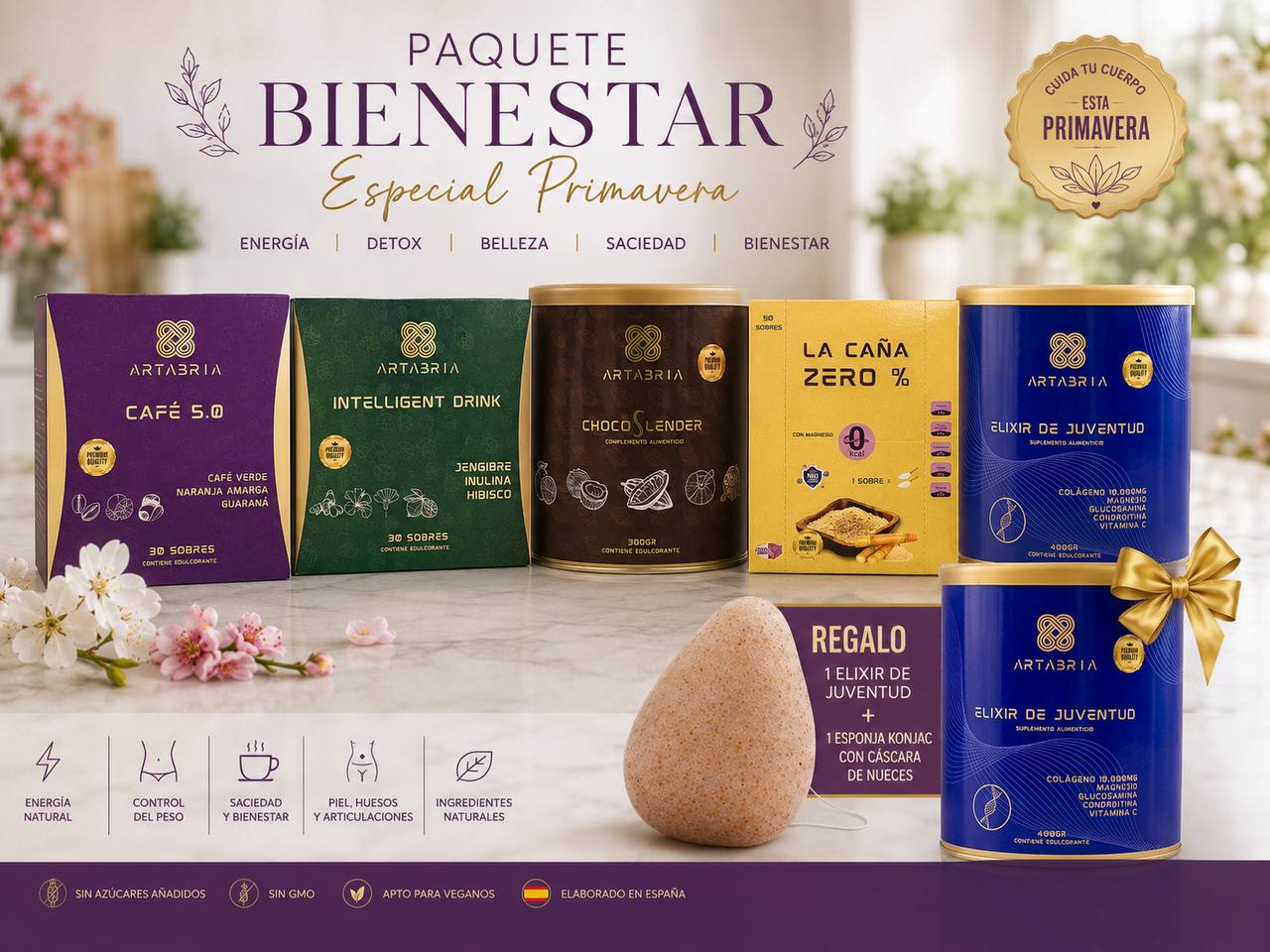 PAQUETE BIENESTAR ESPECIAL PRIMAVERA - EDICIÓN LIMITADA HASTA AGOTAR EXISTENCIAS